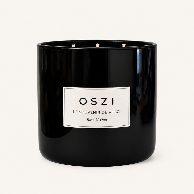 Bougie d'atmosphère Souvenir de Roszi Rose Oud