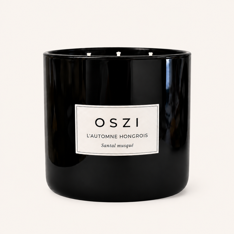 Bougie d'atmosphère Automne Hongrois Santal Musc